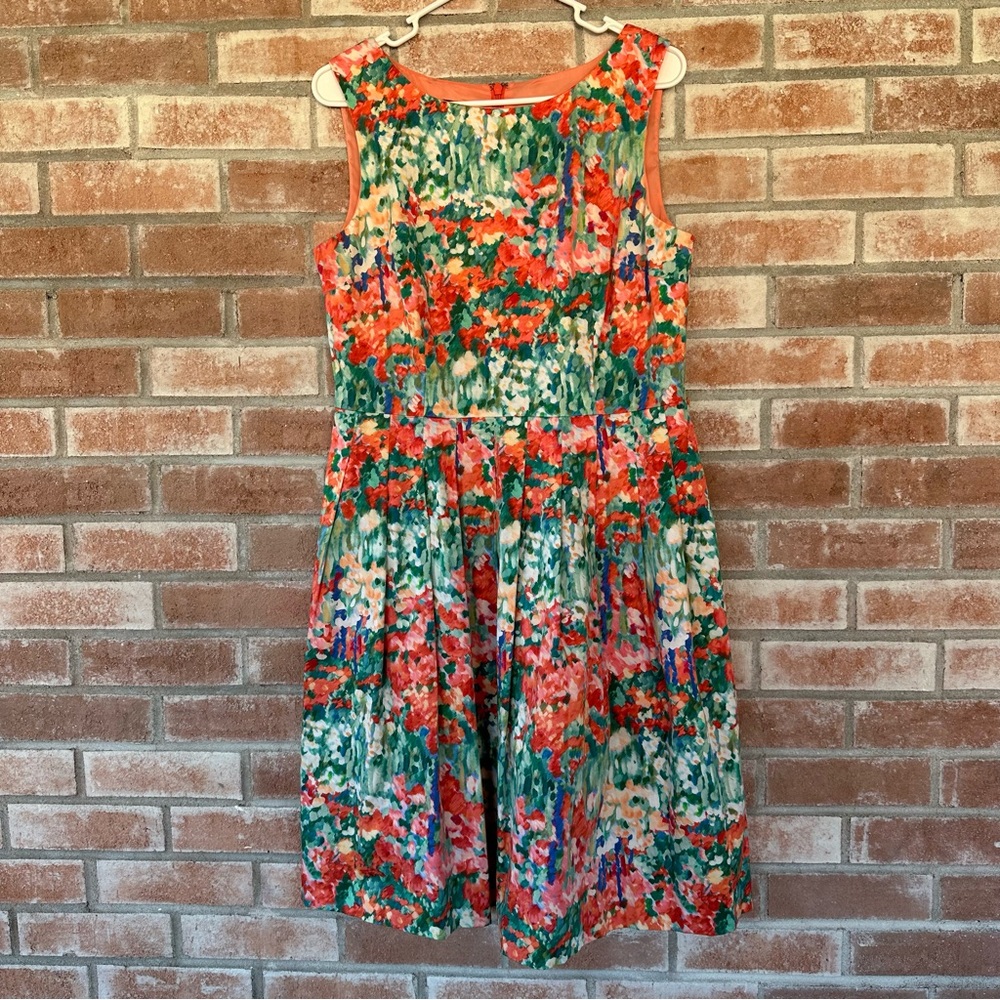 Talbots Floral Midi Dress - Multicolor
